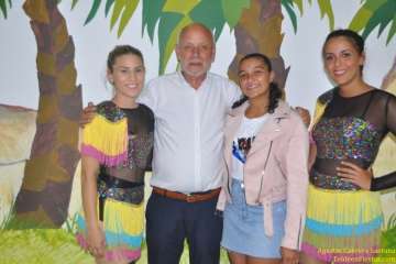 Lección escolar en el pregón de San Roque (Foto TF)